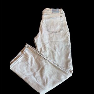 Abercrombie &Fitch light wash ultra high rise slim straight women’s size 31/12 S